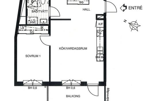 Nyproducerad 2:a med balkong i Kungälv
