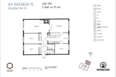 Nyrenoverad 5:a på 111 m² i Oxelösund