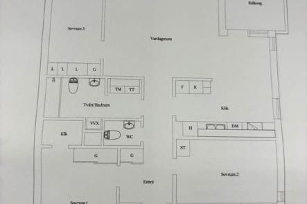 Nyrenoverad 4:a med balkong i Lilleby